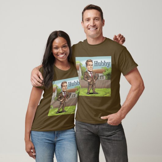 Hubby Brown T-Shirt (Unisex)