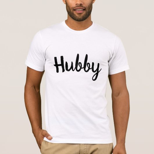 Hubby Couple Marriage T-shirt (Voorkant)