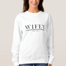 Hubby crewneck Sweatshirt voor pas getrouwd stel