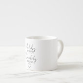 Hubby Est. XXXX, papa Est. XXXX - VADERDAG Espresso Kop (Voorkant rechts)