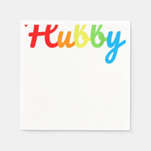 Hubby Gay Pride LGBT Huwelijkscadeaus Honeymoon Servet