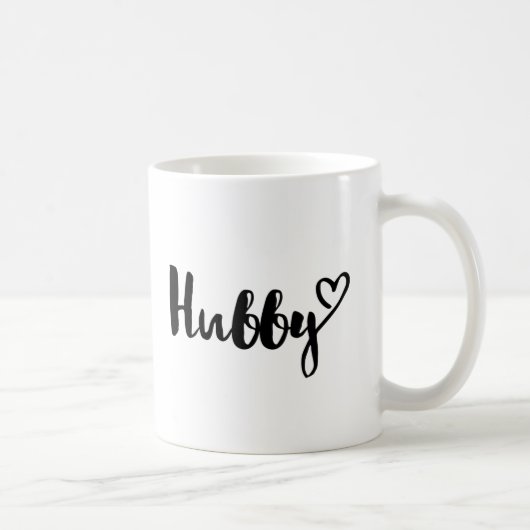 Hubby Mok Wedding Verloving Gift Coffee Cup (Rechts)