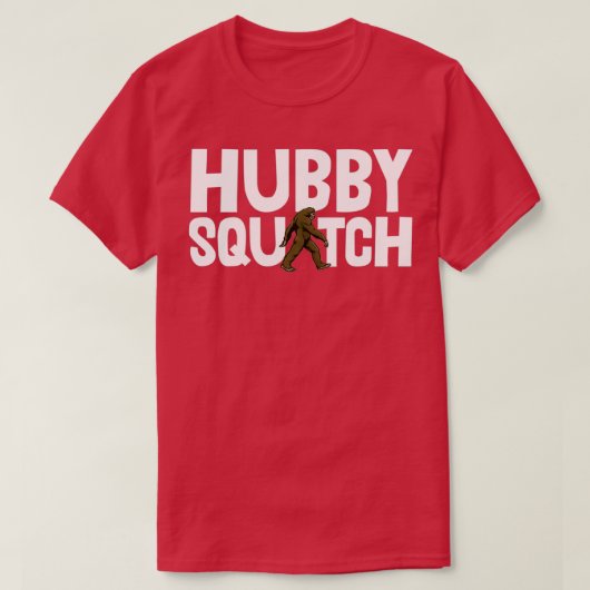 Hubby Sasquatch 1 T-shirt (Design voorkant)