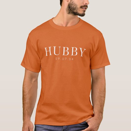 "Hubby" Shirt - Bijpassende T - shirts voor Pas ge