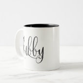 Hubby Two Tone Mok (Voorkant links)