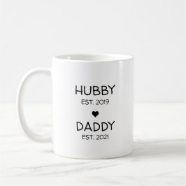 HubbyDaddy Zwangerschapsaankondiging Baby Reveal Koffiemok