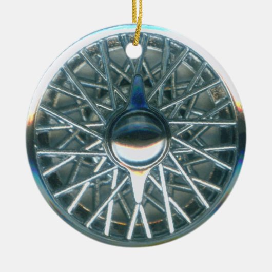 hubcap 3 keramisch ornament (Voorkant)