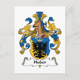 Huber Family Crest Briefkaart