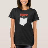 HUBER HEIGHTS Ohio USA State America Travel Ohioan T-shirt (Voorkant)