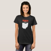HUBER HEIGHTS Ohio USA State America Travel Ohioan T-shirt (Voorkant volledig)