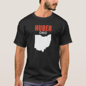 HUBER HEIGHTS Ohio USA State America Travel Ohioan T-shirt (Voorkant)