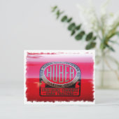 Huber Tractor Logo Briefkaart (Staand voorkant)