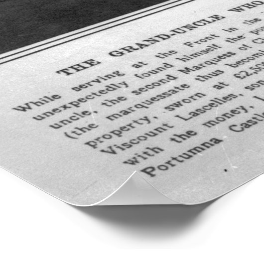 Hubert George de Burgh-Canning Poster (Hoek)