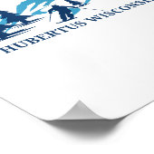 Hubertus Wisconsin Skigebied Skigebied _1 Poster (Hoek)