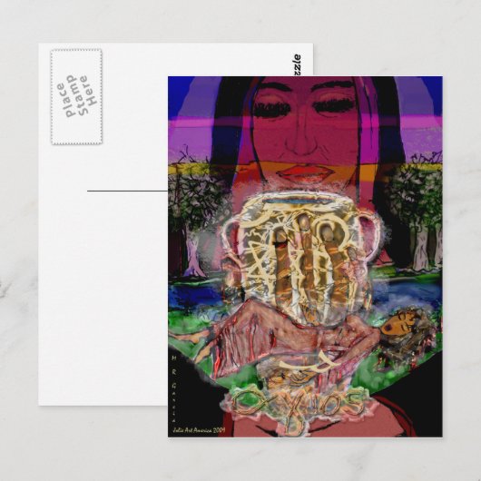 hubgroot briefkaart (Voorkant / Achterkant)