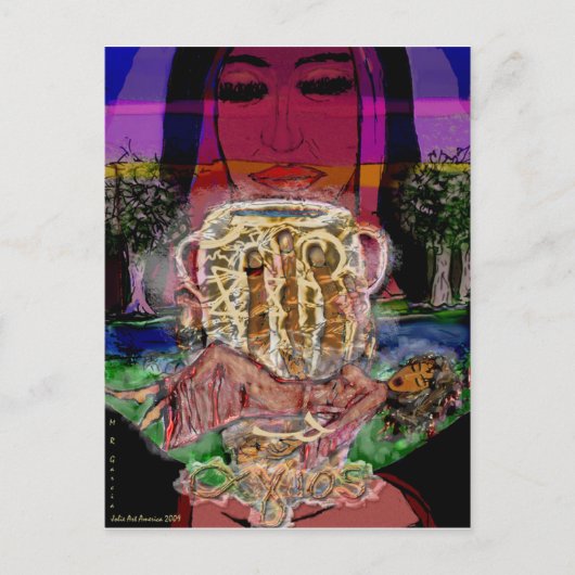 hubgroot briefkaart (Voorkant)