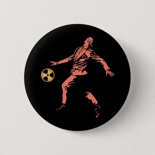 Hubris Ball Ronde Button 5,7 Cm (Voorkant)