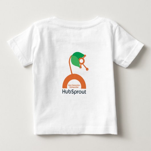 HubSprout Baby Tee Shirt (Achterkant)