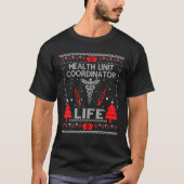 HUC Health Unit Coordinator Ugandevol kerstSweater T-shirt (Voorkant)