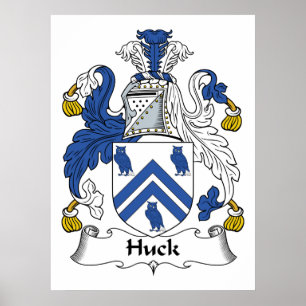 Huck Family Crest Poster