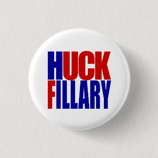 "HUCK FILLARY" 1,25 inch Ronde Button 3,2 Cm