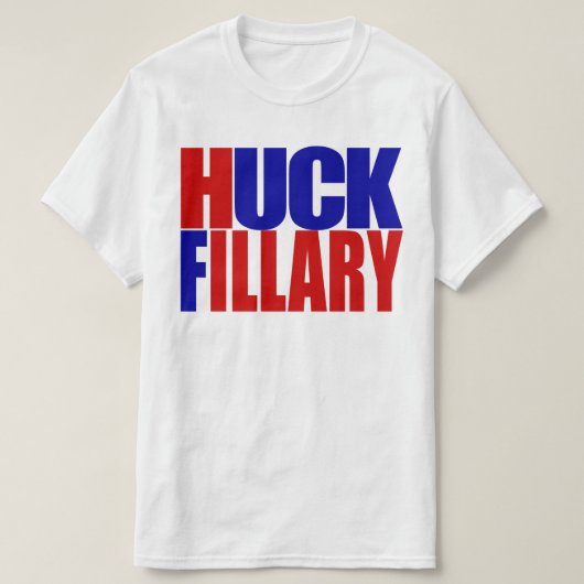 "HUCK FILLARY" T-SHIRT (Design voorkant)