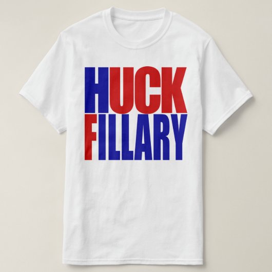 "HUCK FILLARY" T-SHIRT (Design voorkant)