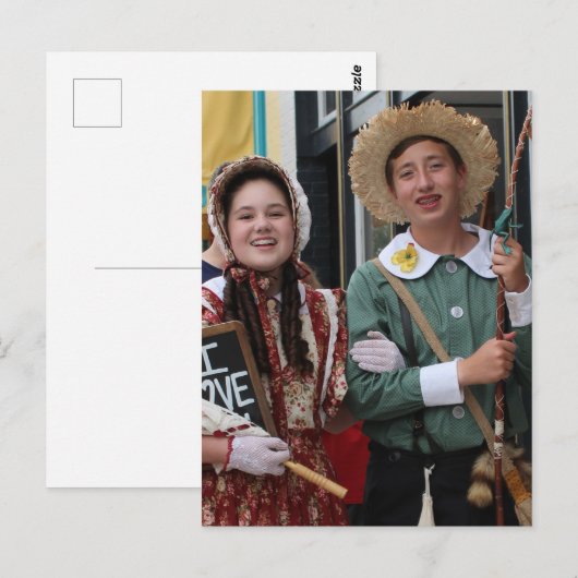 Huck Finn Cosplay Acteur en Actrice Briefkaart (Voorkant / Achterkant)