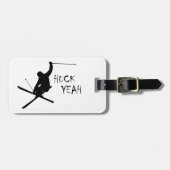 Huck Ja (kiing) Bagagelabel (Voorkant horizontaal)