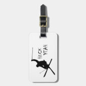 Huck Ja (kiing) Bagagelabel (Voorkant verticaal)