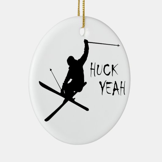 Huck Ja (kiing) Keramisch Ornament (Rechts)