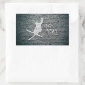 Huck Ja (kiing) Rechthoekige Sticker (Tas)