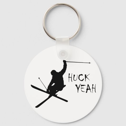 Huck Ja (kiing) Sleutelhanger (Voorkant)