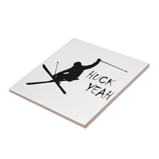 Huck Ja (kiing) Tegeltje (Zijkant)