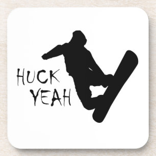 Huck Ja (Snowboarding) Drankjes Onderzetter