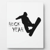 Huck Ja (Snowboarding) Fotoplaat (Voorkant)