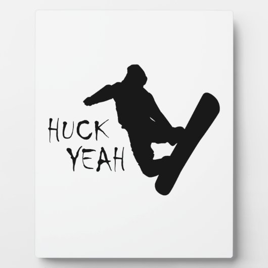 Huck Ja (Snowboarding) Fotoplaat (Voorkant)