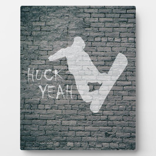 Huck Ja (Snowboarding) Fotoplaat (Voorkant)