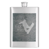 Huck Ja (Snowboarding) Heupfles (Voorkant)