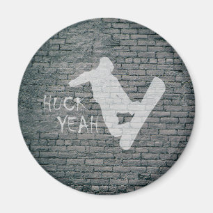 Huck Ja (Snowboarding) Magneet