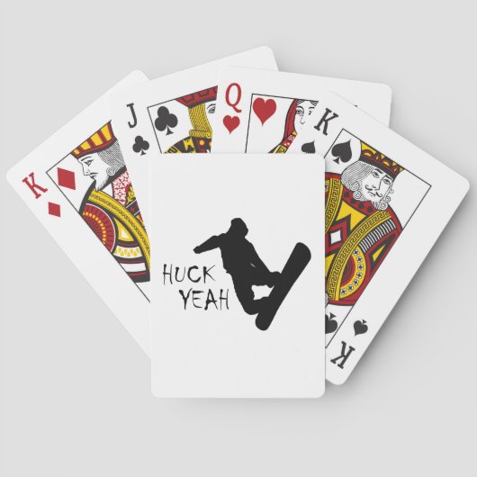 Huck Ja (Snowboarding) Pokerkaarten (Achterkant)