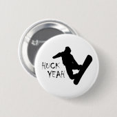 Huck Ja (Snowboarding) Ronde Button 5,7 Cm (Voorkant /achterkant)