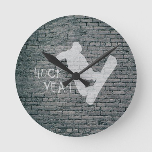 Huck Ja (Snowboarding) Ronde Klok (Voorkant)