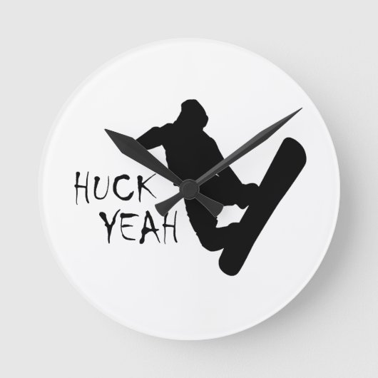 Huck Ja (Snowboarding) Ronde Klok (Voorkant)