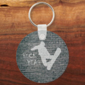 Huck Ja (Snowboarding) Sleutelhanger (Voorkant)