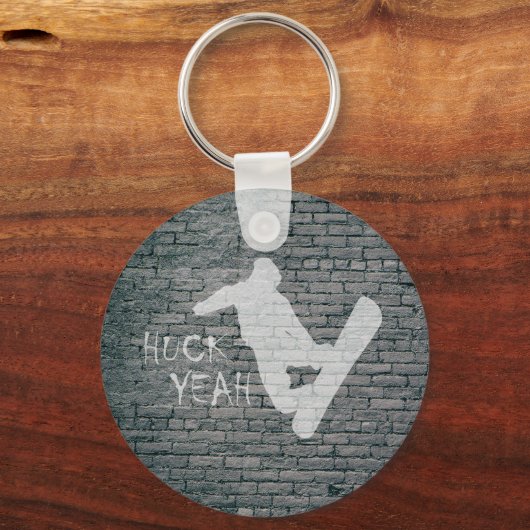 Huck Ja (Snowboarding) Sleutelhanger (Voorkant)