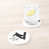 Huck Ja (Snowboarding) Zandsteen Onderzetter (Zijkant)