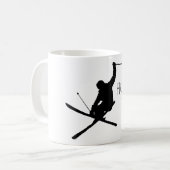 Huck Yeah (Skiën) Koffiemok (Voorkant links)