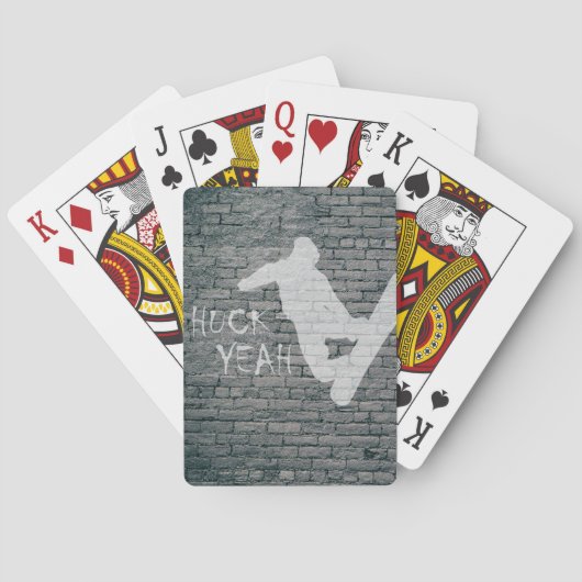 Huck Yeah (Snowboarden) Speelkaarten (Achterkant)