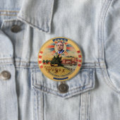 Huckabee en Welvaart Ronde Button 7,6 Cm (In situ)